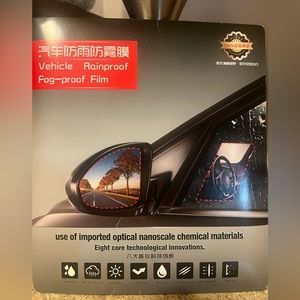 Rain proof Fog proof vehicle window film